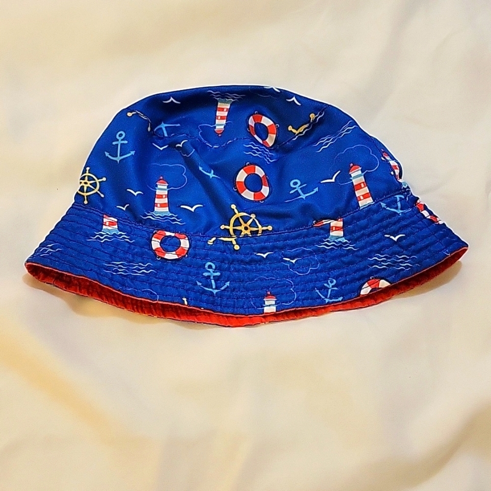 Baby Boy Bucket Hat (Reversible)